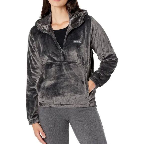 Columbia Fireside Fleece Hoodie Size Medium - Picture 1 of 13